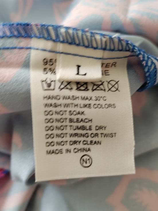 Maxi Sundress with Smocked Bust, Spaghetti Straps, Flowy A-Line Fit Size L - Picture 10 of 11